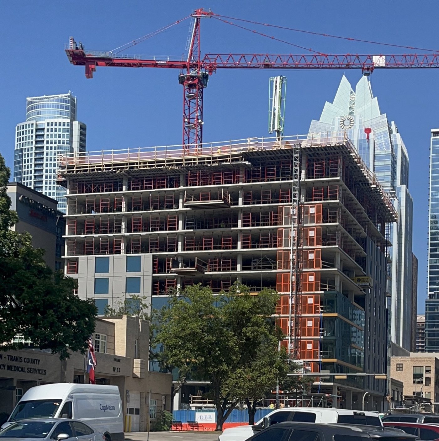 Autograph Collection Hotel under construction in downtown Austin